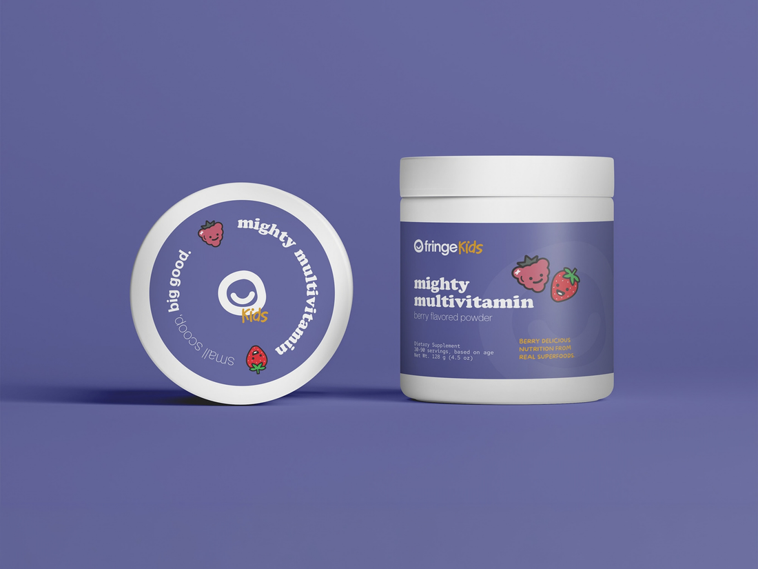 Fringe Kids Mighty Multivitamin: Our “Essentials” Supplement for Growing Bodies