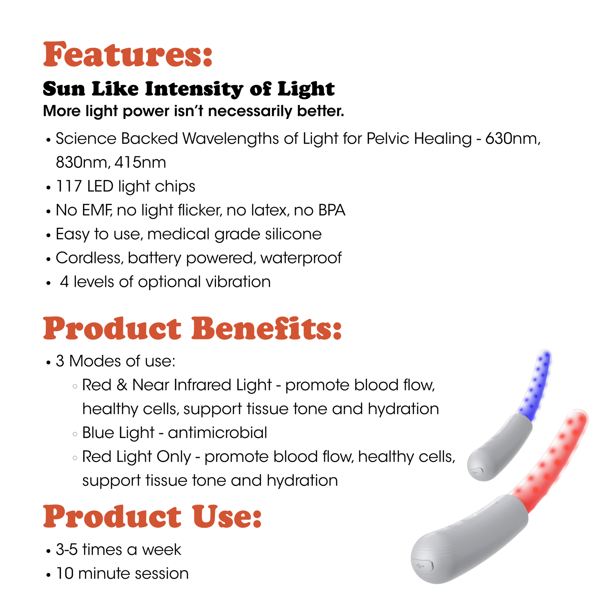 Light Therapy Wand - Fringe