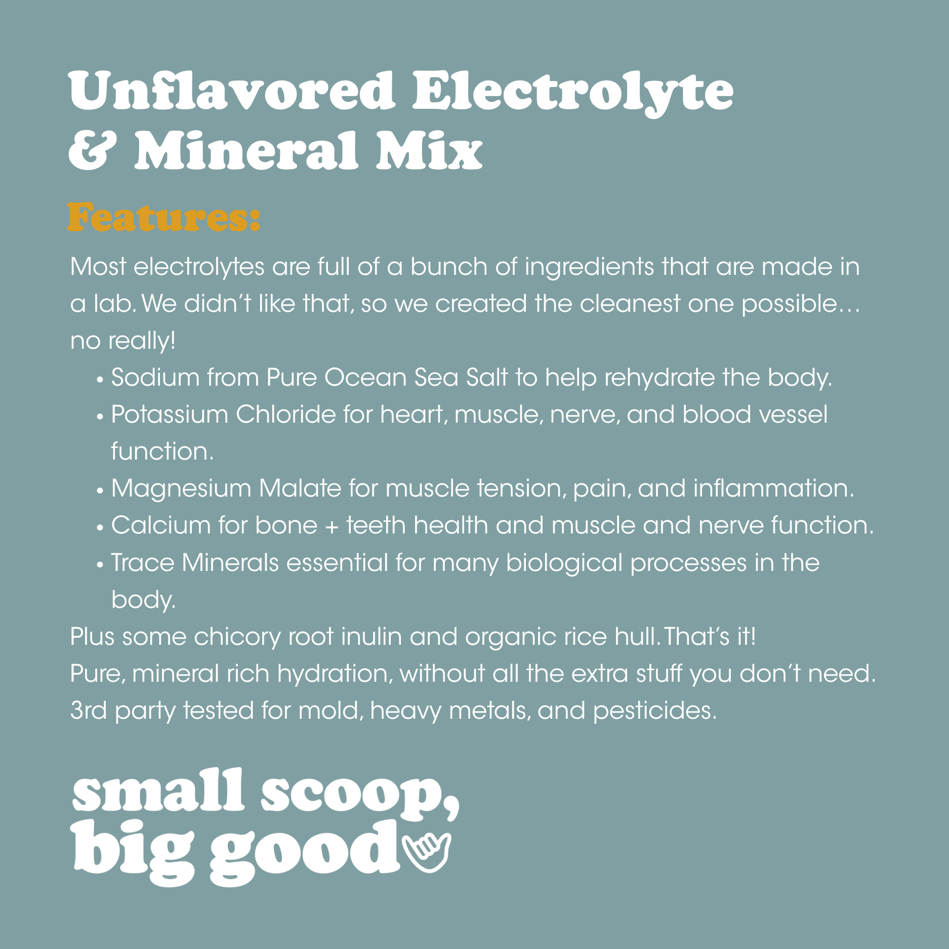 Electrolyte & Mineral Mix - Fringe
