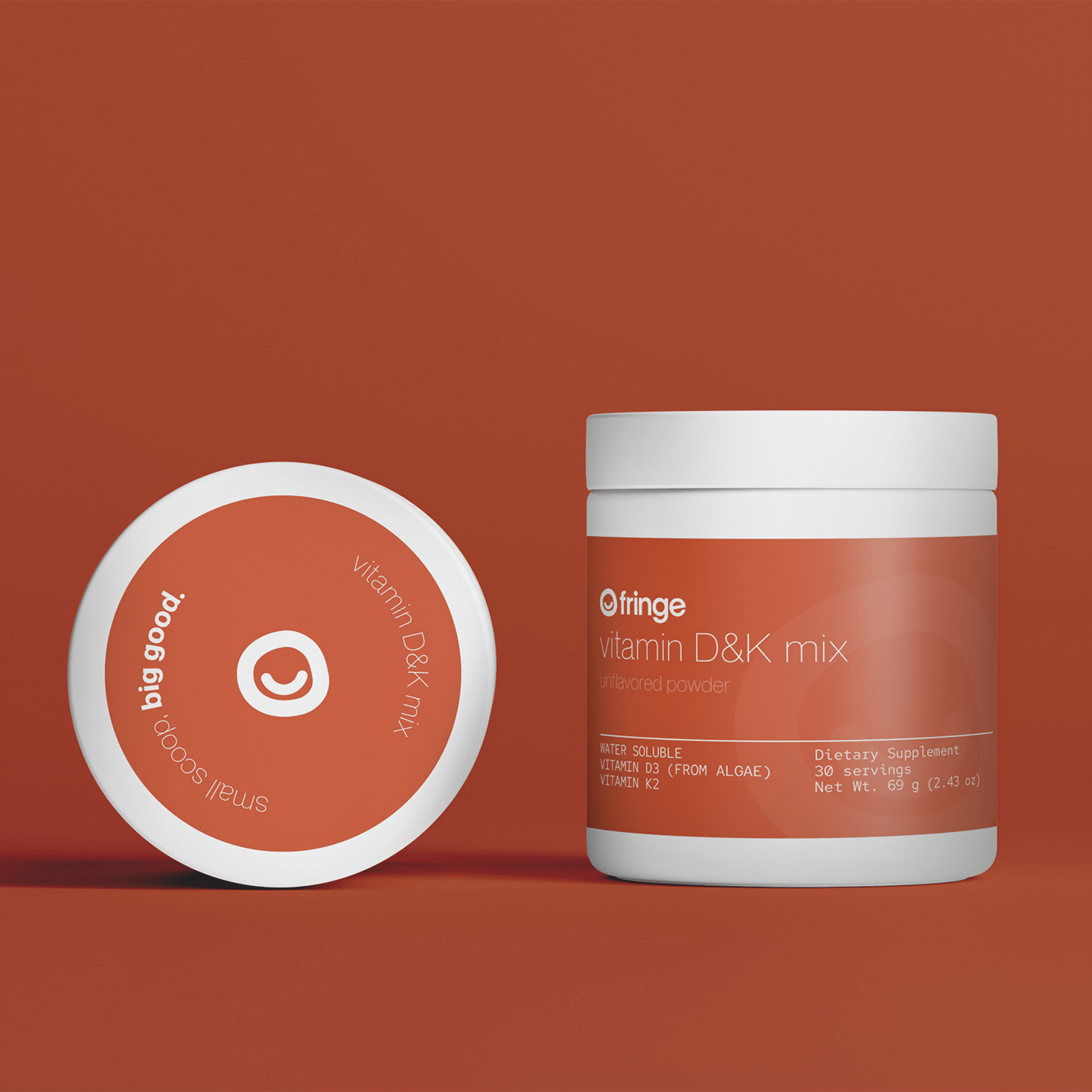Vitamin D&K Mix  - Unflavored  Powder - Fringe