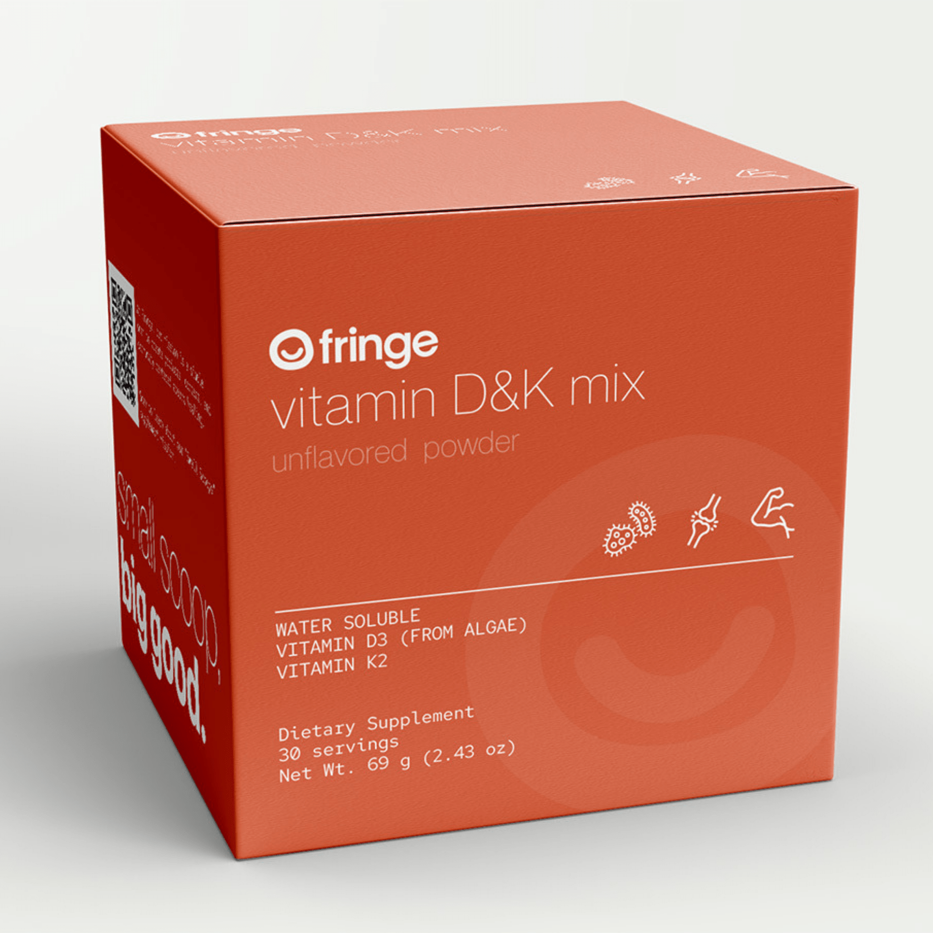 Vitamin D&K Mix  - Unflavored  Powder - Fringe