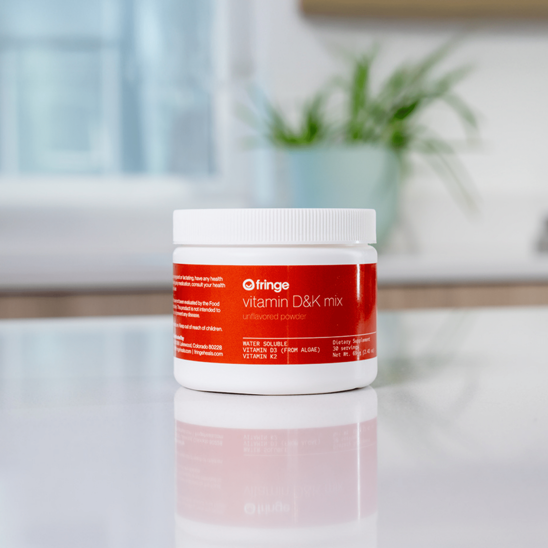 Vitamin D&K Mix  - Unflavored  Powder - Fringe
