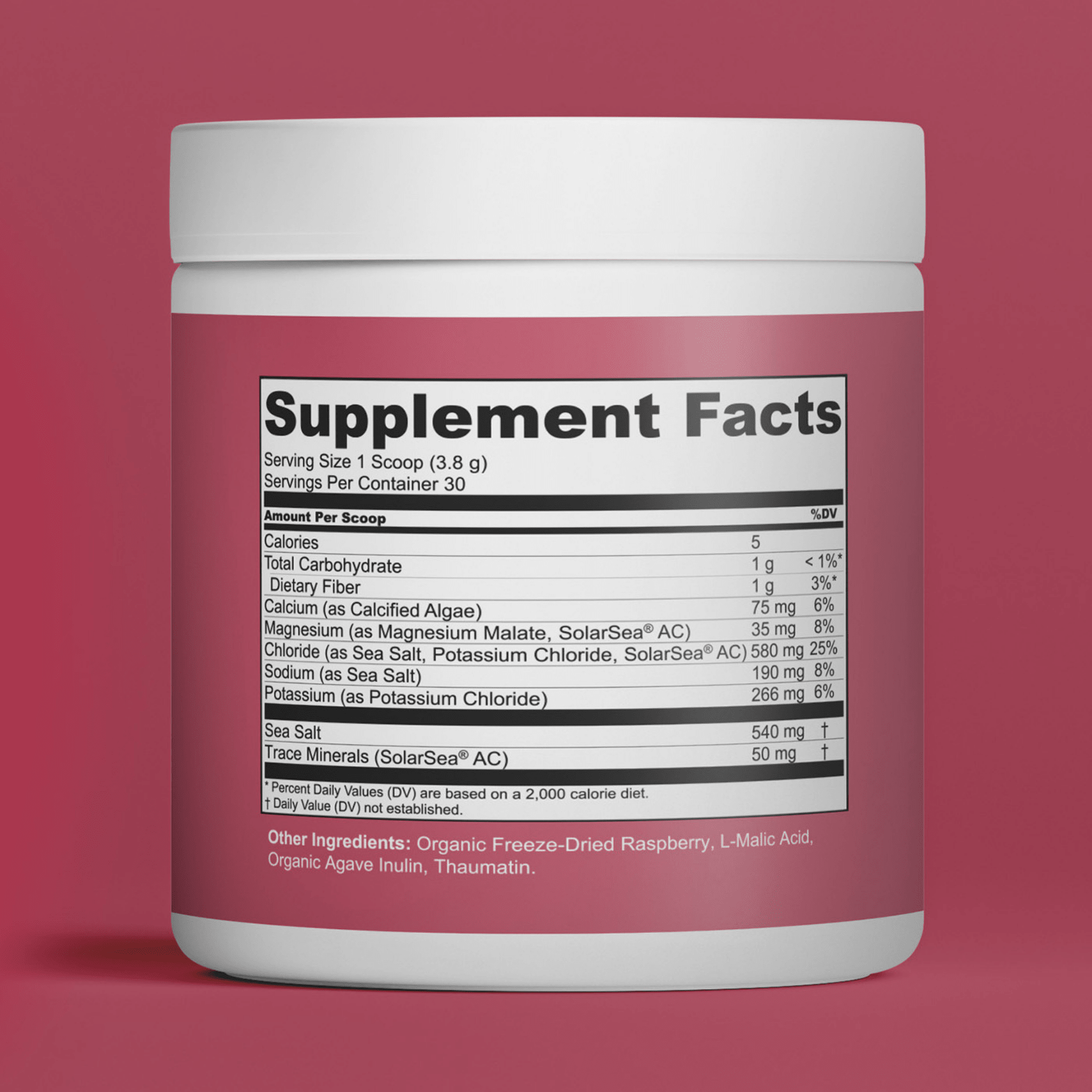 Raspberry Electrolyte & Mineral Mix - Fringe
