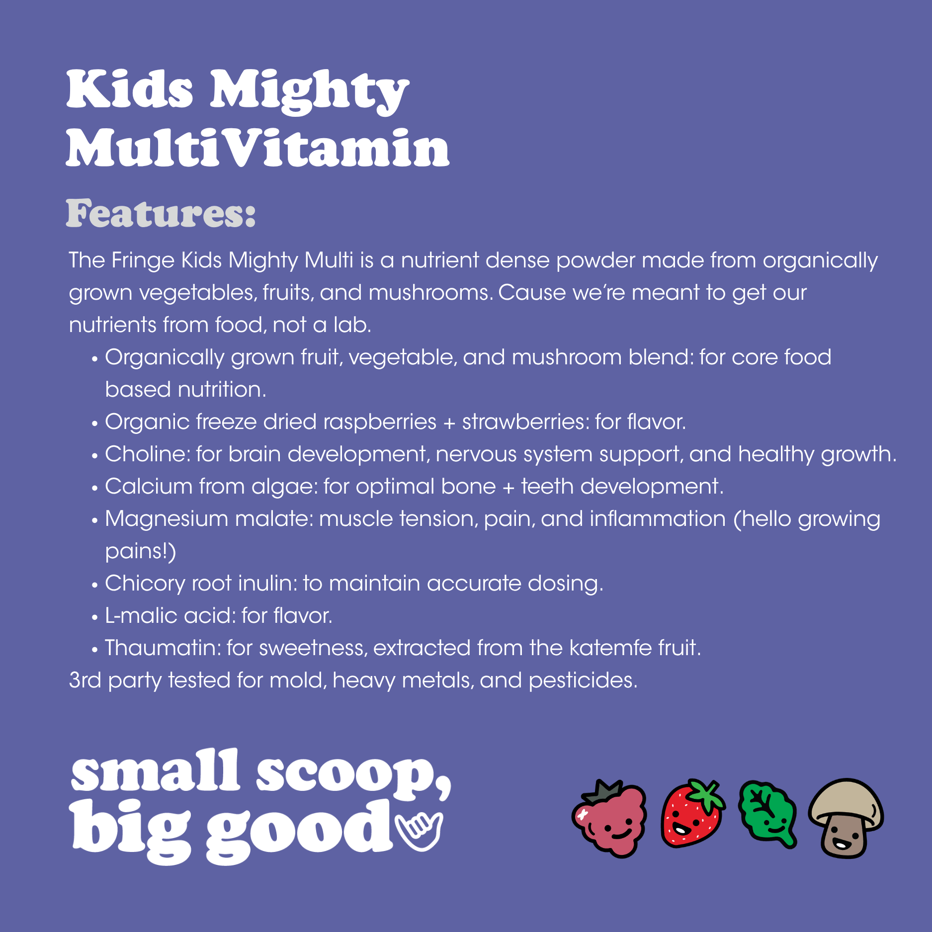 Fringe Kids Mighty Multivitamin - Fringe