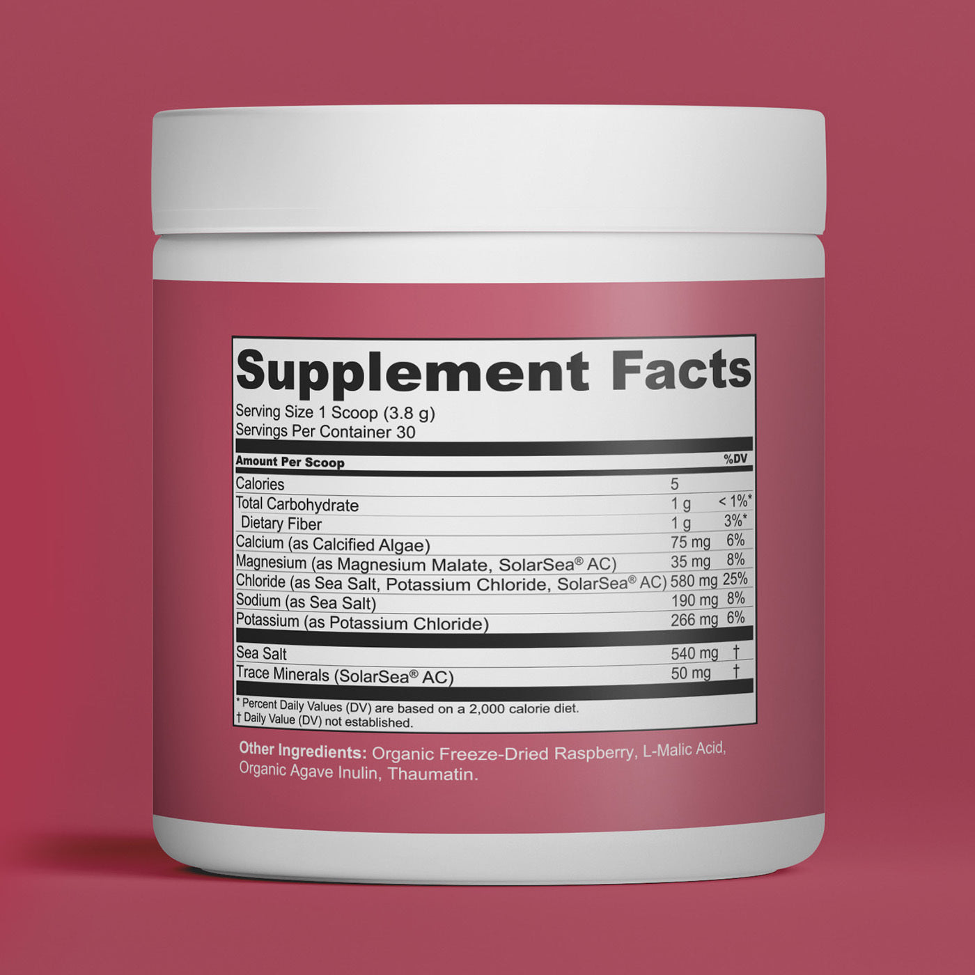 Raspberry Electrolyte & Mineral Mix