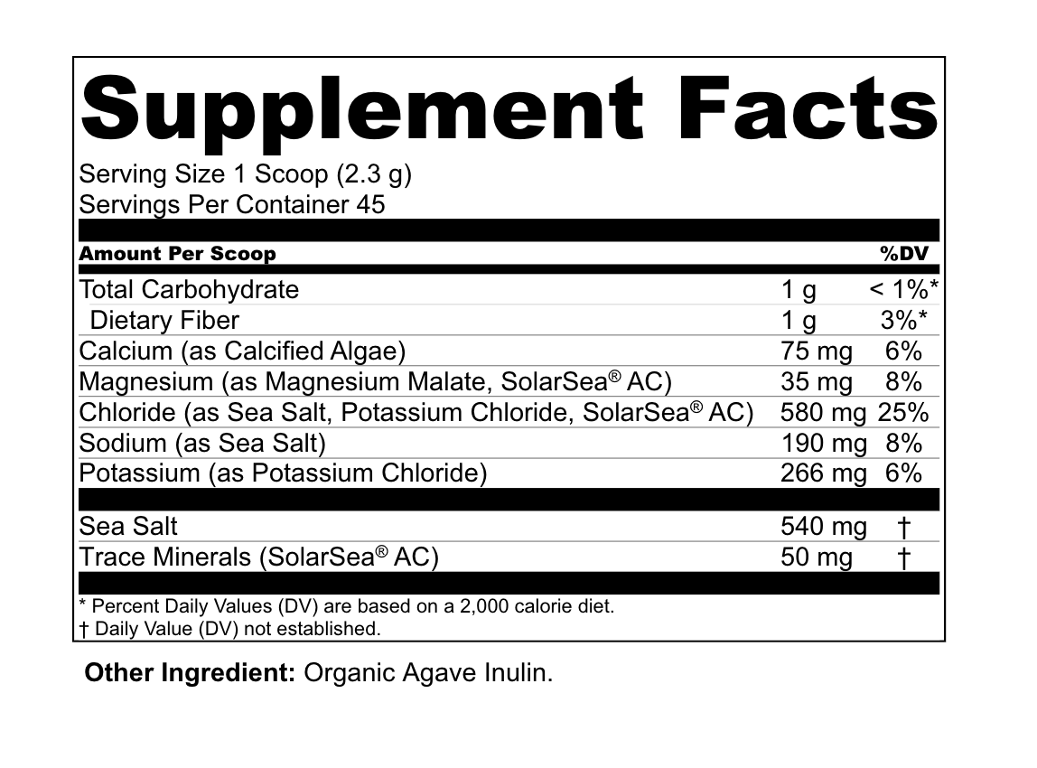 Electrolyte & Mineral Mix