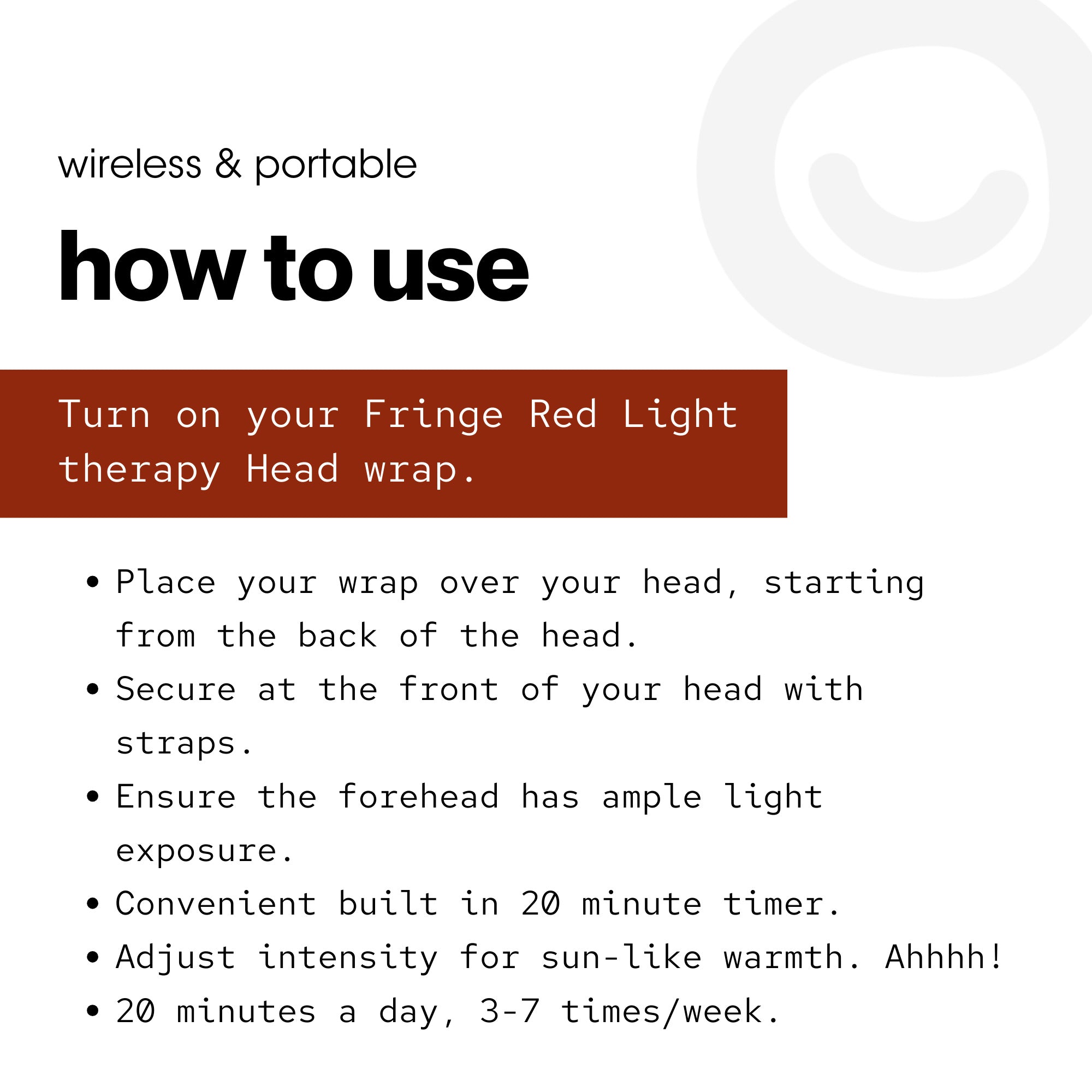 Red Light Therapy Wrap - Head